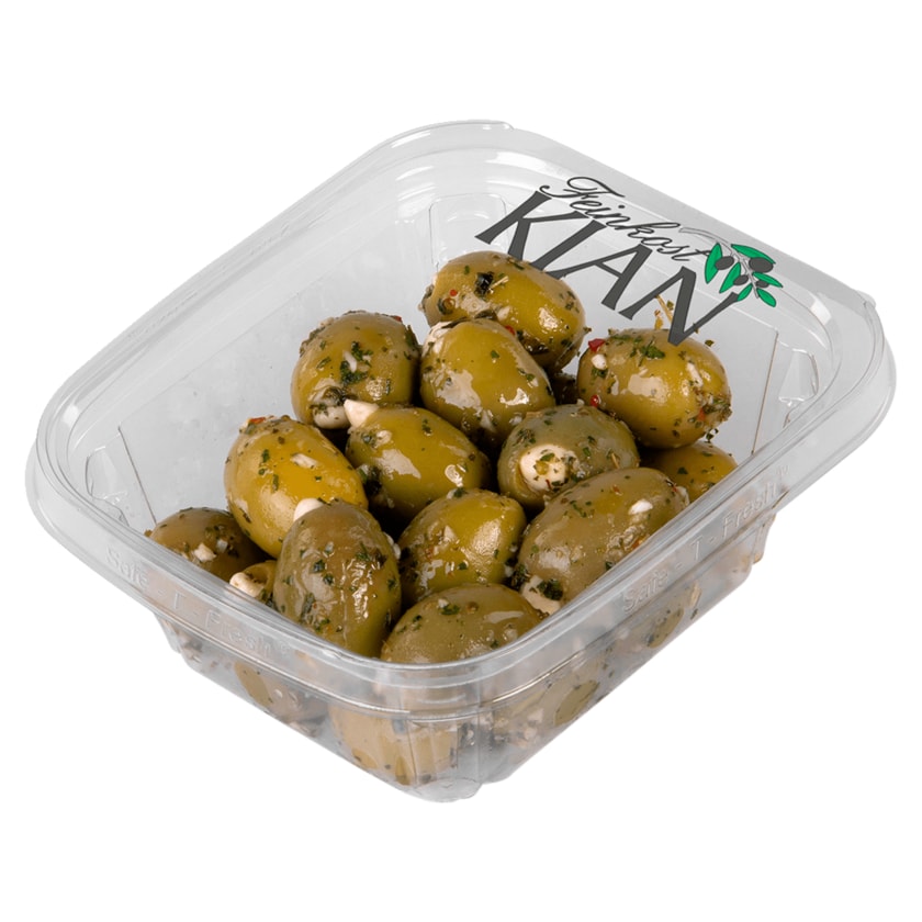 Feinkost Kian Oliven mit Mandeln 180g